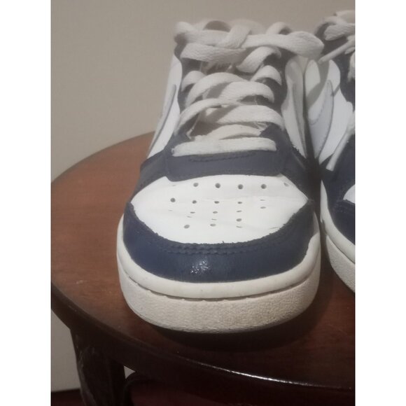Nike Boys Court Borough Low 2 BQ5448-121 White Casual Shoes Sneakers Size 5Y - Picture 6 of 12